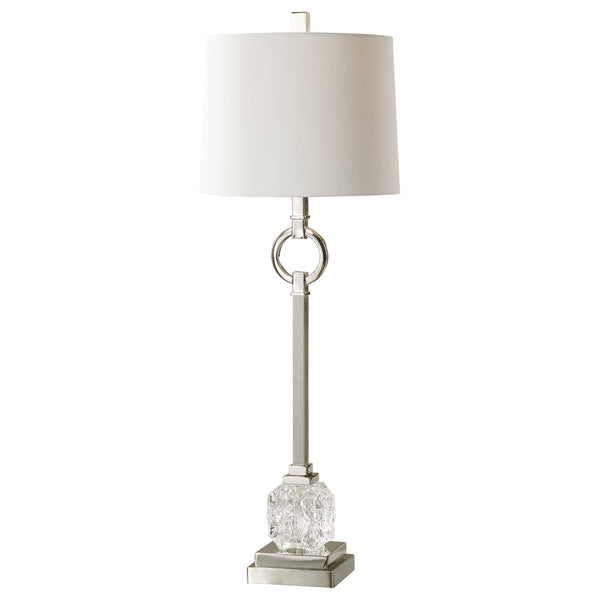 Uttermost Bordolano Polished Nickel Buffet Lamp