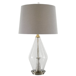 Uttermost Spezzano Crackled Glass Lamp