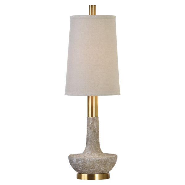 Uttermost Volongo Stone Ivory Buffet Lamp