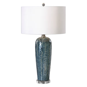 Uttermost Maira Blue Ceramic Table Lamp