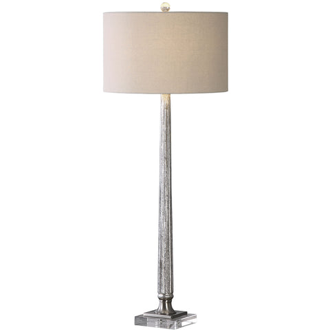 Uttermost Fiona Ribbed Mercury Glass Lamp