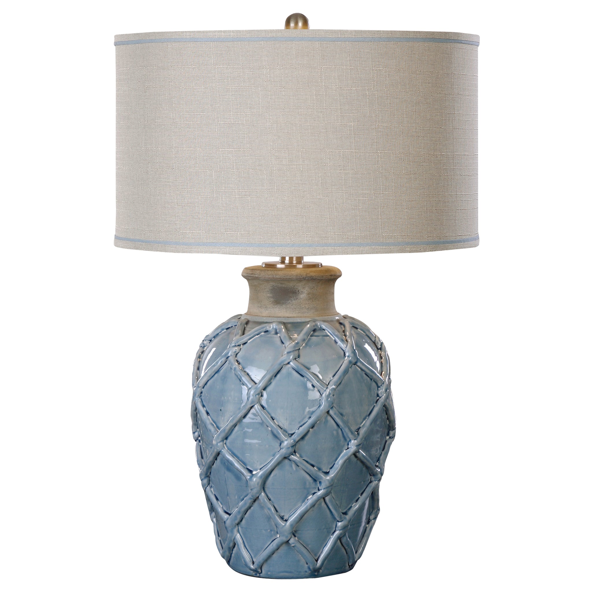 Uttermost Parterre Pale Blue Table Lamp