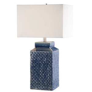 Uttermost Pero Sapphire Blue Lamp