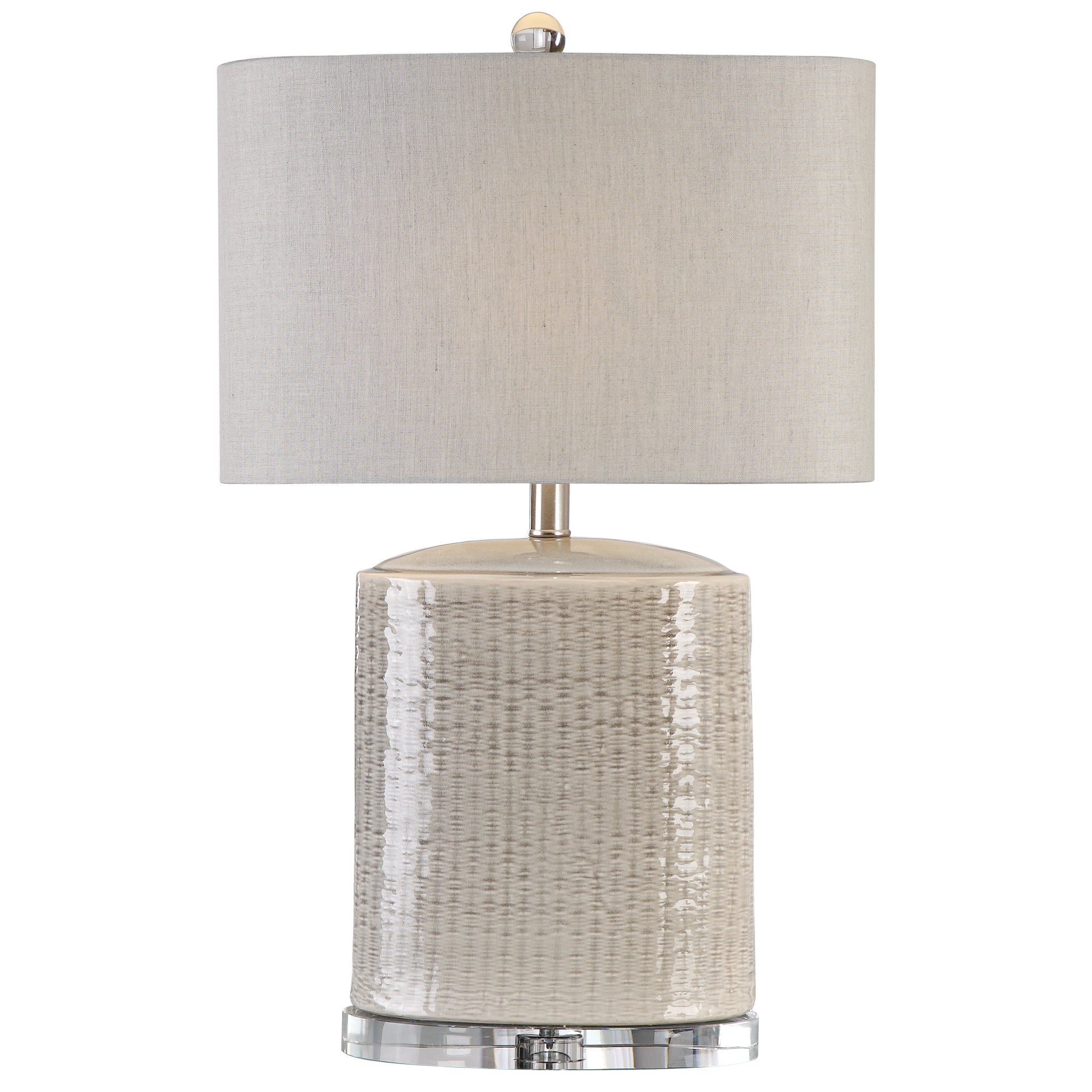 Uttermost Modica Taupe Ceramic Lamp