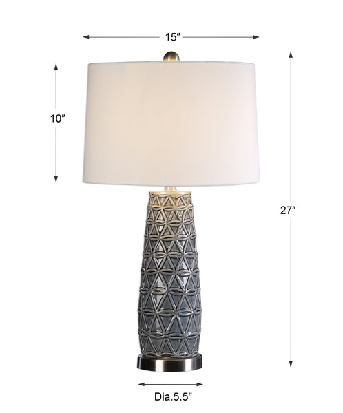 Uttermost Cortinada Stone Gray Lamp