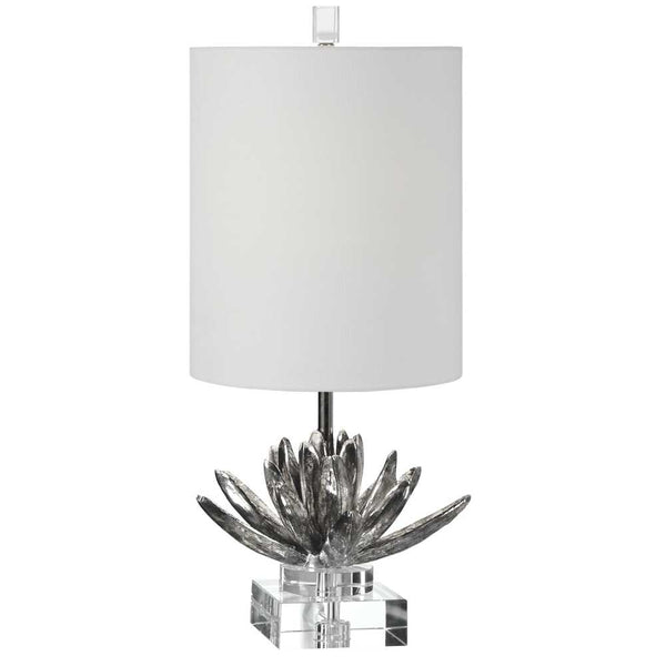 Uttermost Silver Lotus Accent Lamp