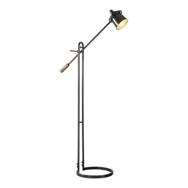 Uttermost Chisum Dark Bronze Floor Lamp