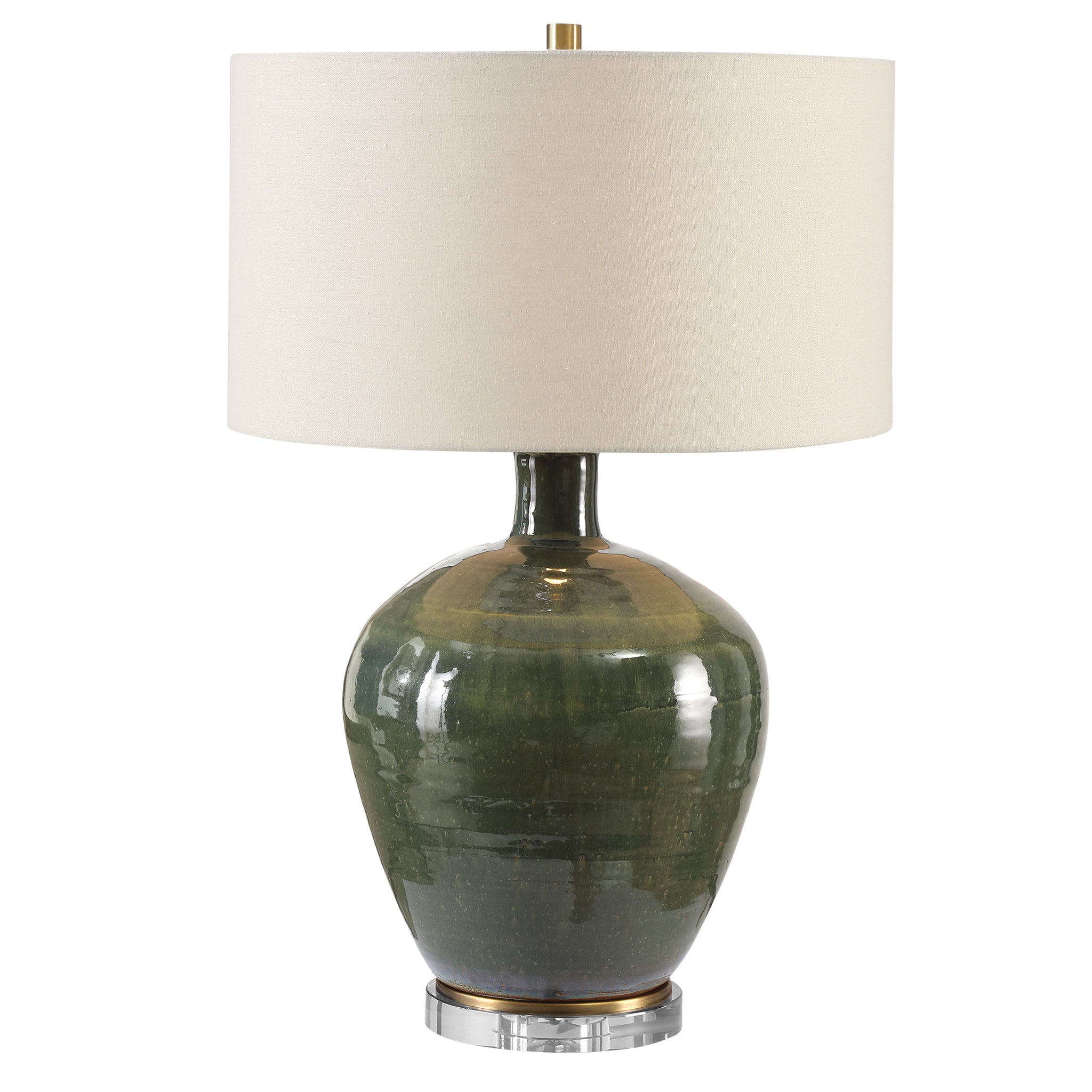 Uttermost Elva Emerald Table Lamp