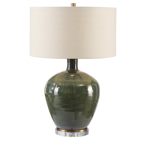 Uttermost Elva Emerald Table Lamp