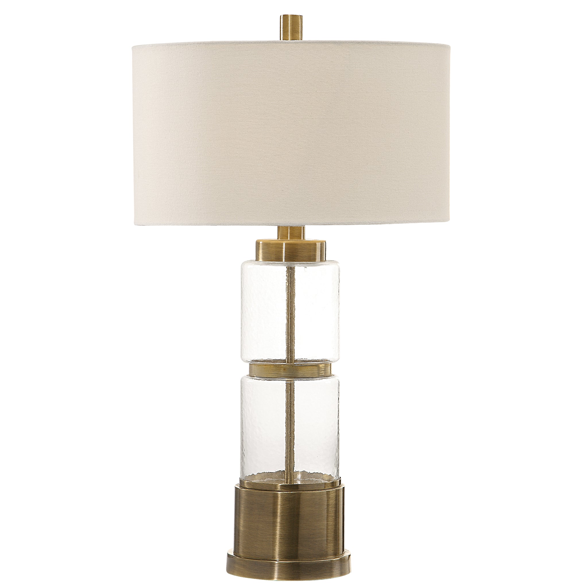 Uttermost Vaiga Glass Column Lamp