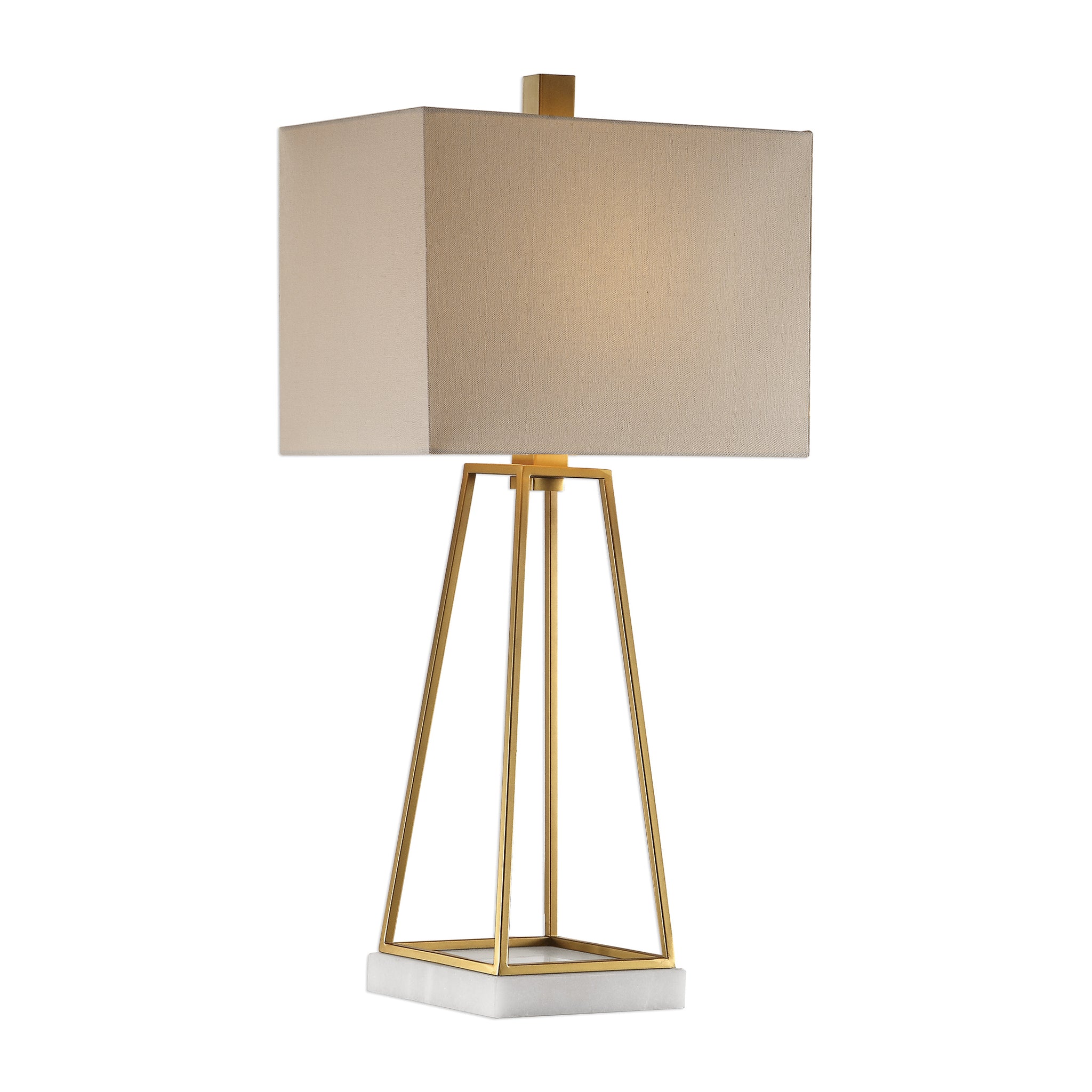 Uttermost Mackean Metallic Gold Lamp