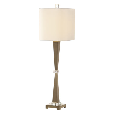 Uttermost Niccolai Antiqued Nickel Lamp