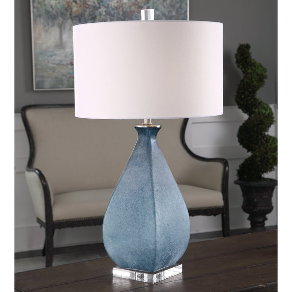 Uttermost Atlantica Ocean Blue Lamp