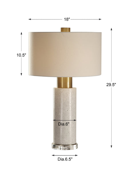 Uttermost Vaeshon Concrete Table Lamp