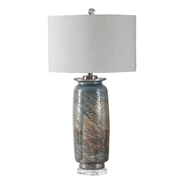 Uttermost Olesya Swirl Glass Table Lamp