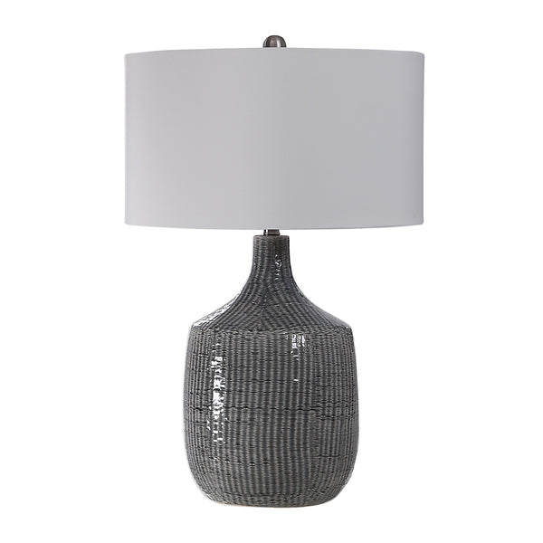 Uttermost Felipe Distressed Gray Table Lamp