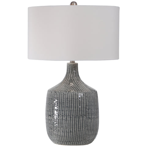 Uttermost Felipe Distressed Gray Table Lamp