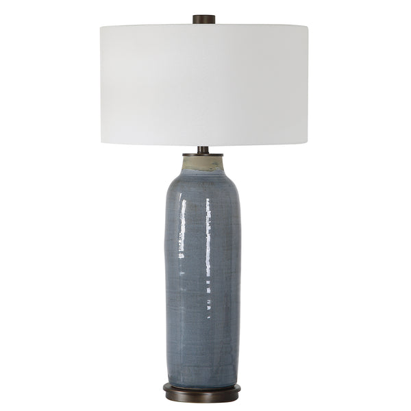 Uttermost Vicente Slate Blue Table Lamp