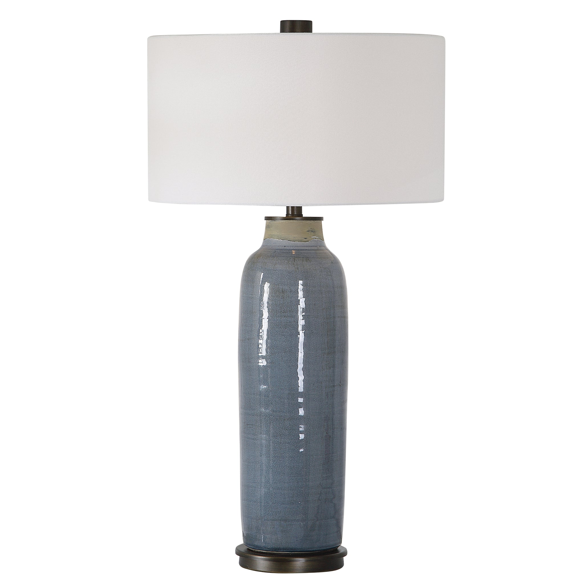 Uttermost Vicente Slate Blue Table Lamp