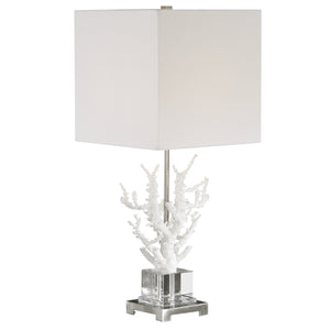 Uttermost Corallo White Coral Table Lamp