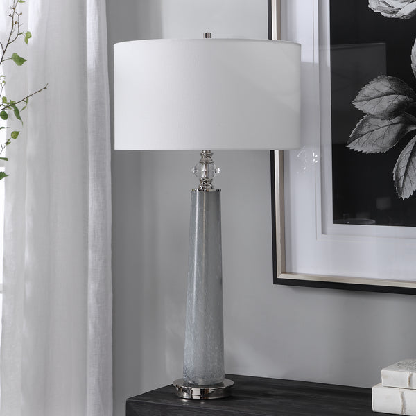 Uttermost Grayton Frosted Art Table Lamp