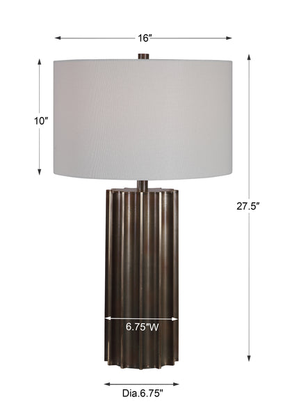 Uttermost Khalio Gun Metal Table Lamp