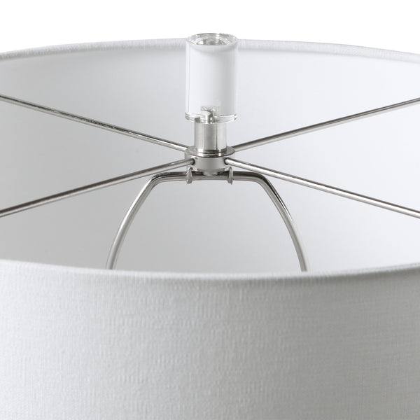 Uttermost Caelina Textured White Table Lamp