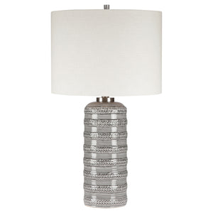 Uttermost Alenon Light Gray Table Lamp