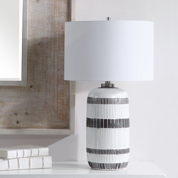 Uttermost Granger Striped Table Lamp