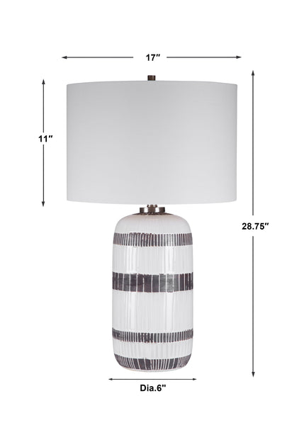 Uttermost Granger Striped Table Lamp