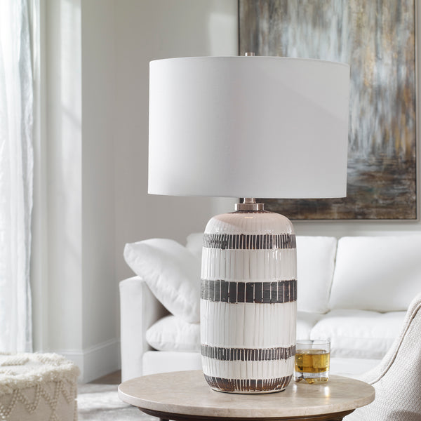 Uttermost Granger Striped Table Lamp