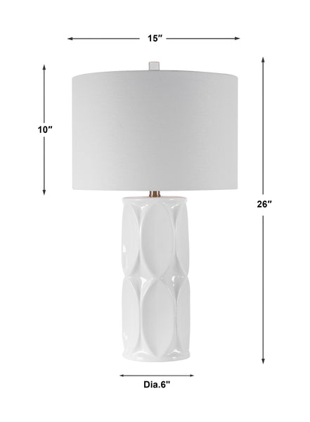 Uttermost Sinclair White Table Lamp