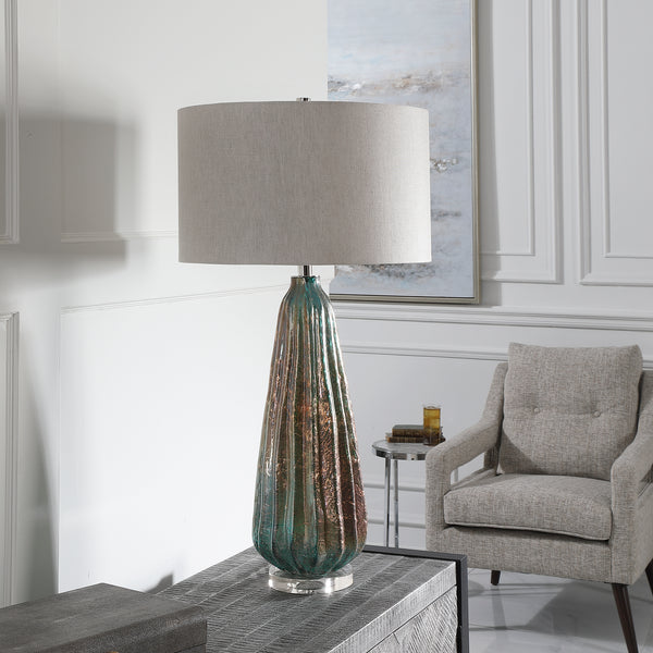 Uttermost Mondrian Rust Table Lamp