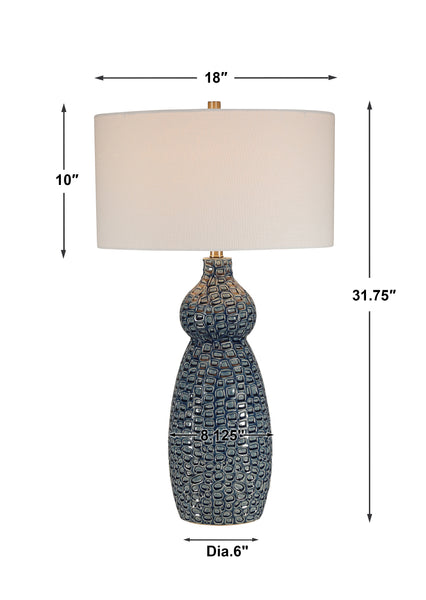 Uttermost Holloway Cobalt Blue Table Lamp