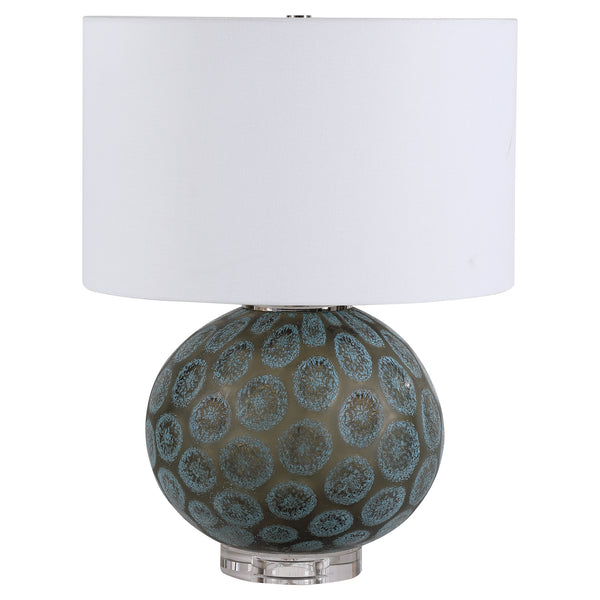 Uttermost Agate Slice Charcoal Table Lamp