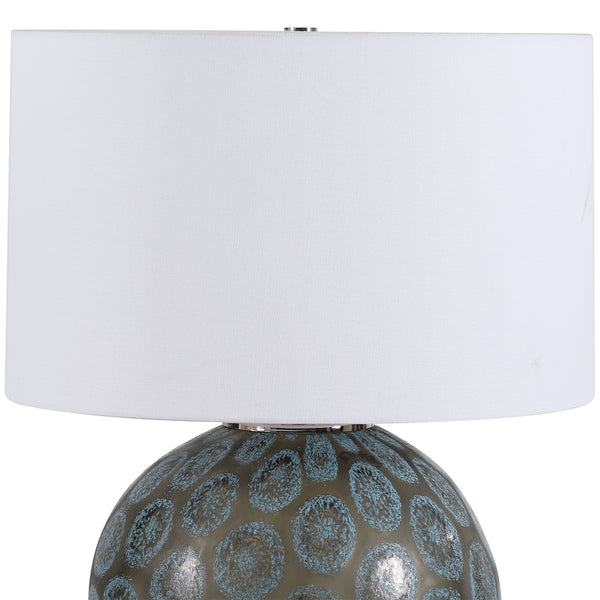 Uttermost Agate Slice Charcoal Table Lamp