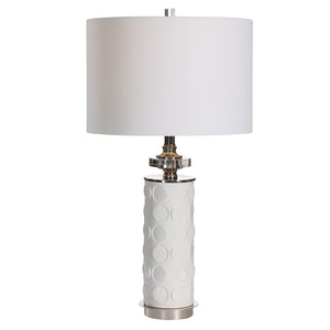 Uttermost Calia White Table Lamp