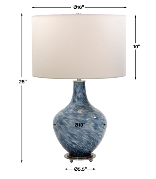 Uttermost Cove Cobalt Blue Table Lamp