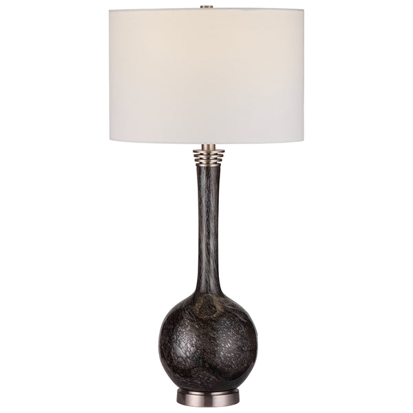 Uttermost Cosmos Charcoal Glass Table Lamp