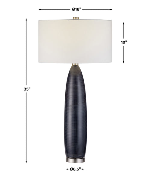 Uttermost Cullen Blue Gray Table Lamp