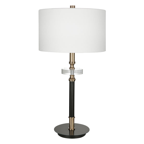 Uttermost Maud Aged Black Table Lamp