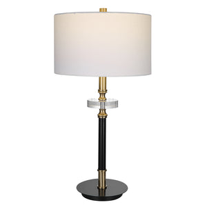 Uttermost Maud Aged Black Table Lamp