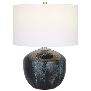 Uttermost Highlands Deep Green Table Lamp