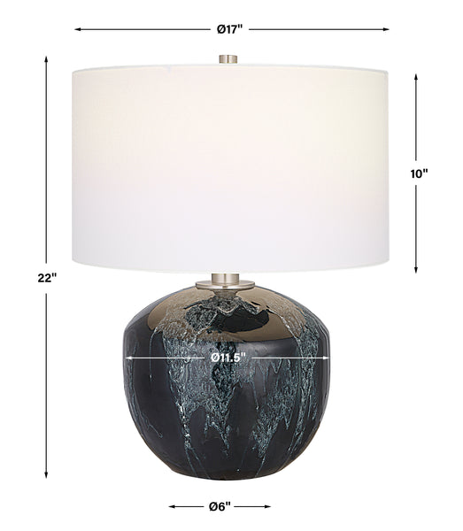 Uttermost Highlands Deep Green Table Lamp