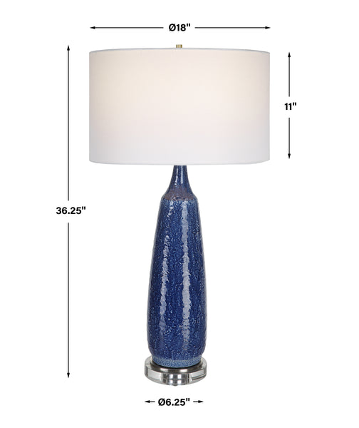 Uttermost Newport Cobalt Blue Table Lamp