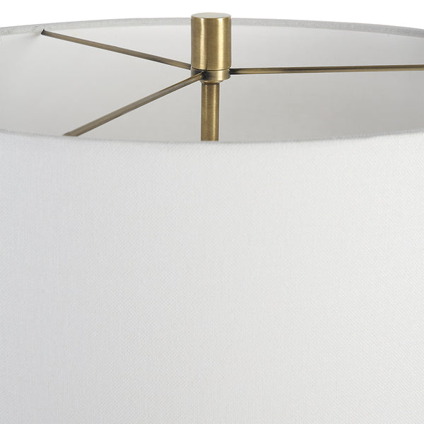 Uttermost Pantheon Brass Rod Table Lamp