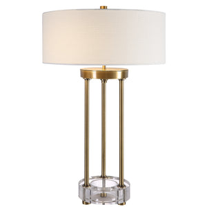 Uttermost Pantheon Brass Rod Table Lamp