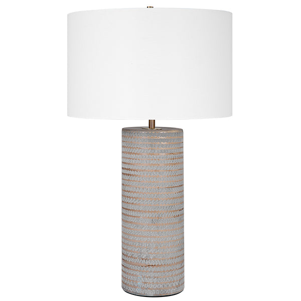 Uttermost Monolith Gray Table Lamp