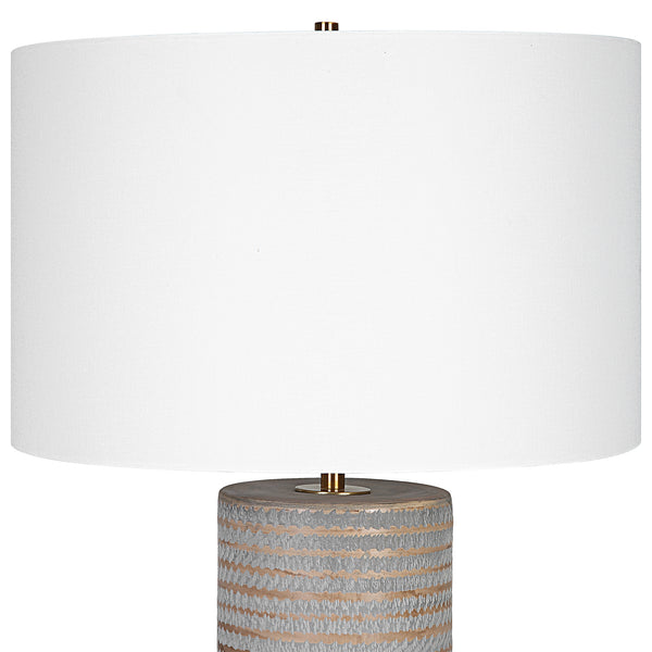 Uttermost Monolith Gray Table Lamp