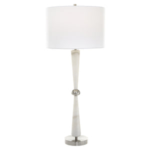 Uttermost Hourglass White Table Lamp